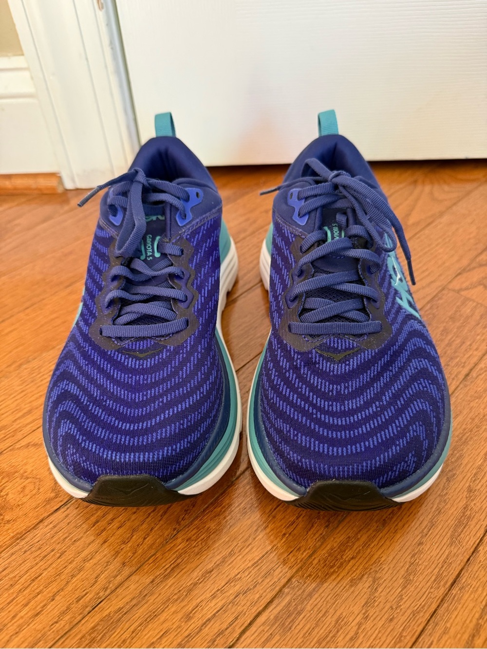 Hoka Women’s Graviota 5 Bright Blue and Teal Athletic Running Shoes